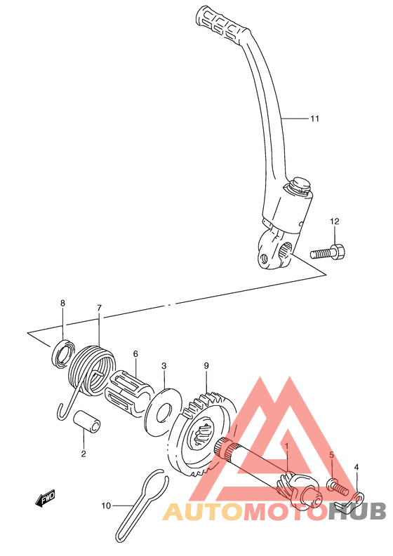Ножной стартер