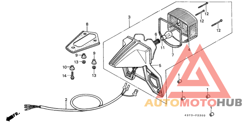 Taillight unit ass`y