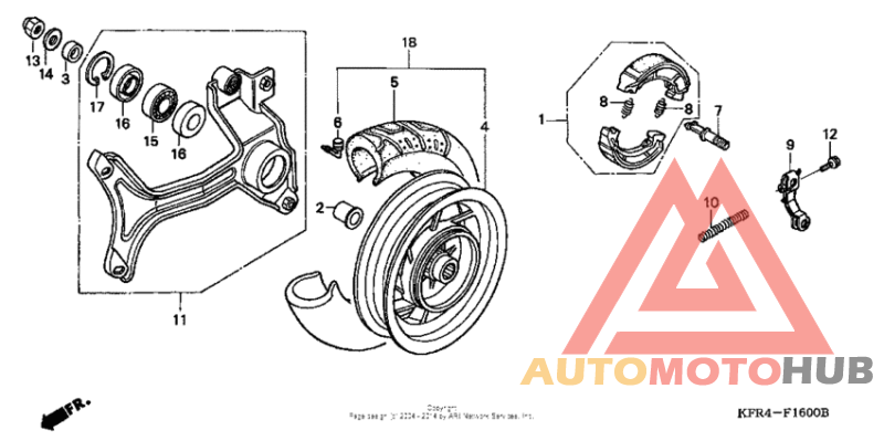 Переднее колесо