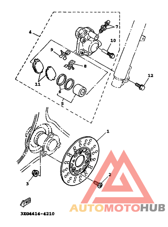 Передний суппорт