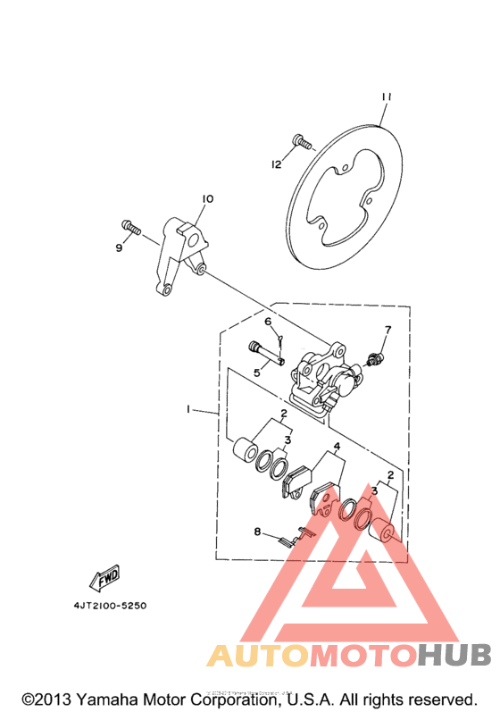 Задний суппорт