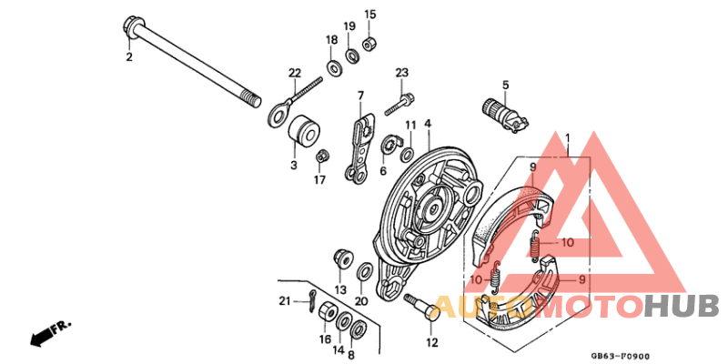 Задний тормоз