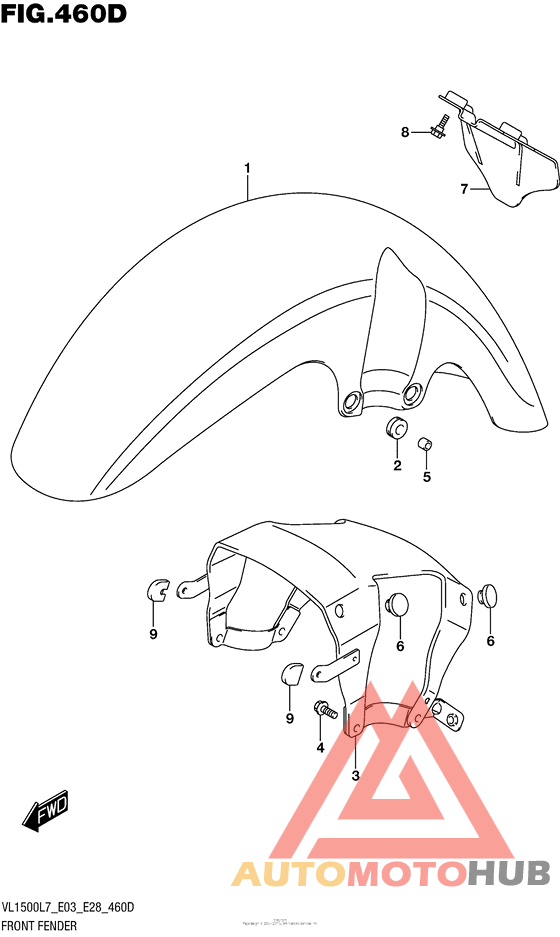 Front Fender (Vl1500Btl7 E28)