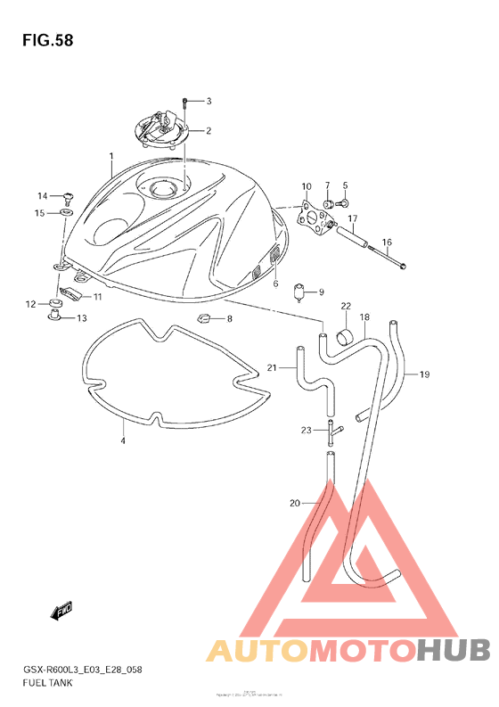 Fuel Tank (Gsx-R600L3 E03)