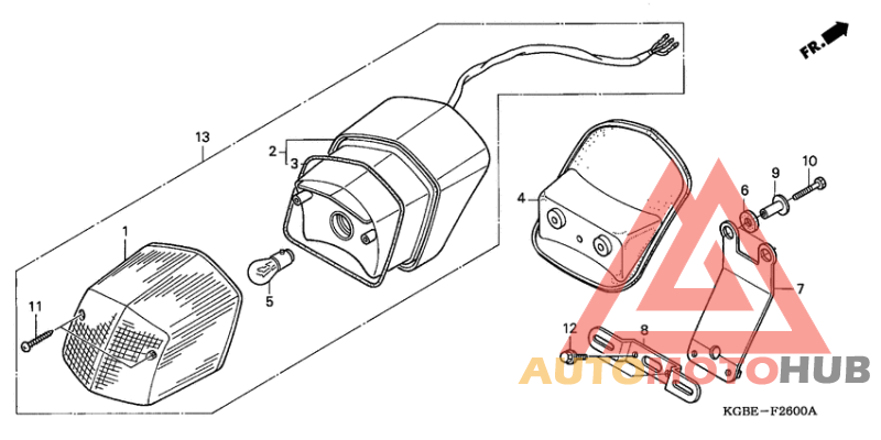 Taillight unit ass`y