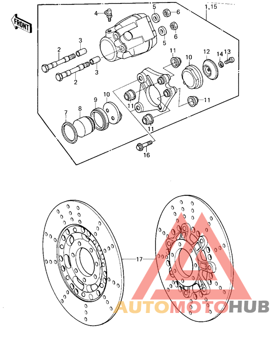 Передний суппорт