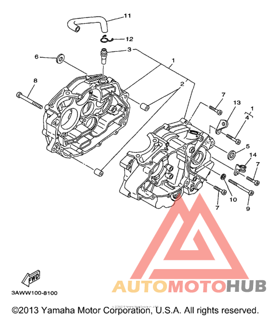 Картер двигателя