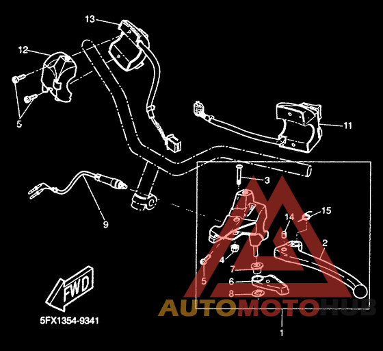 Handle switch. lever