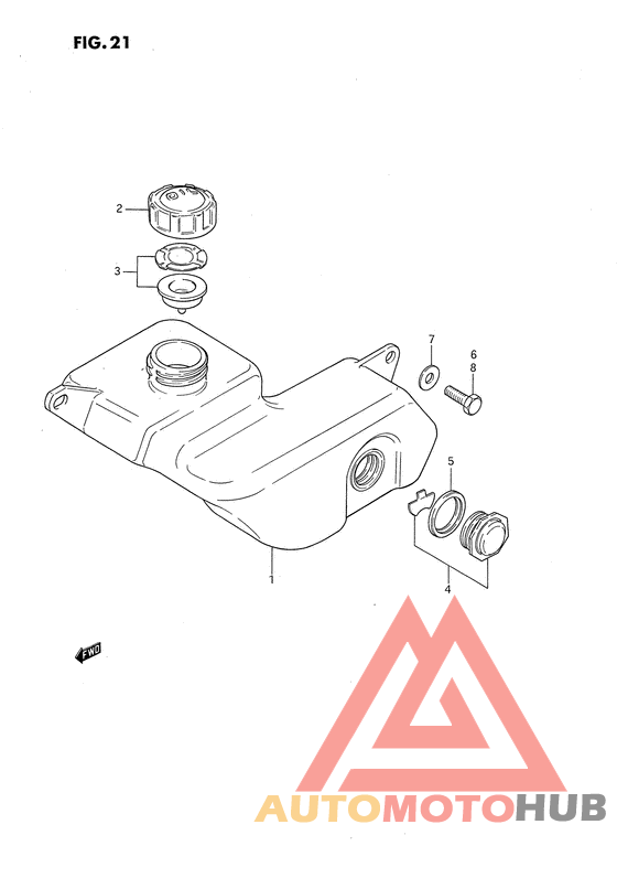 Бак масляный