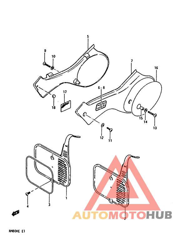 Обтекатель задний