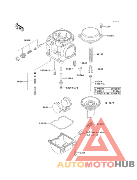 Карбюратор в разборе