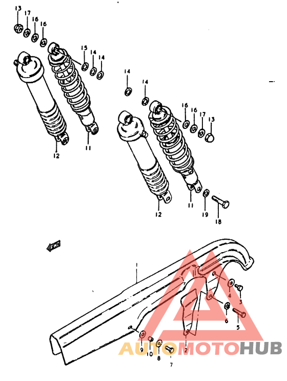 Chain case - shock absorber