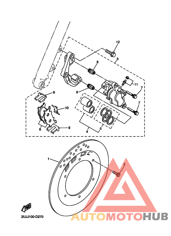 Передний суппорт