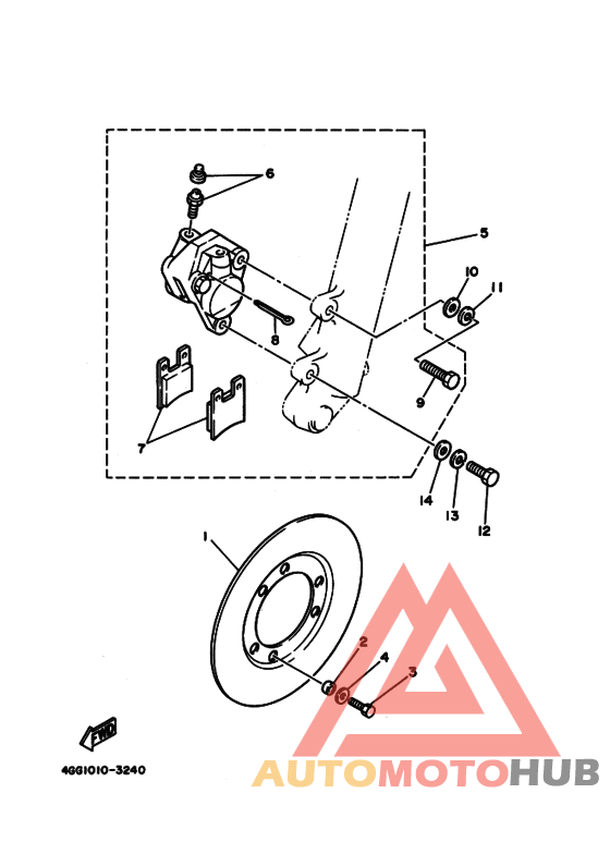 Передний суппорт