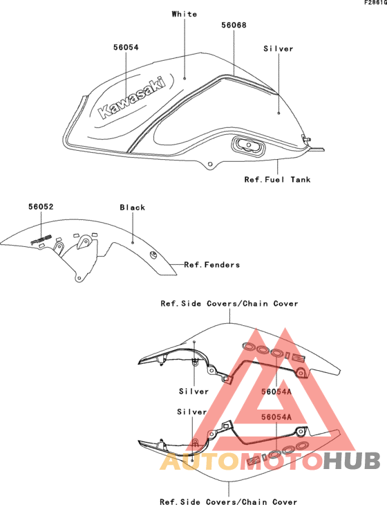 Decals(white/silver)(c9f)