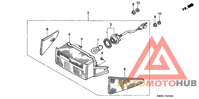 Taillight unit ass`y