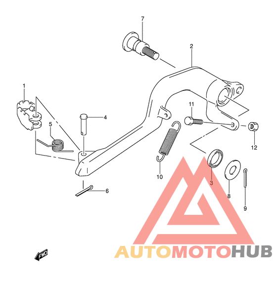 Передний суппорт