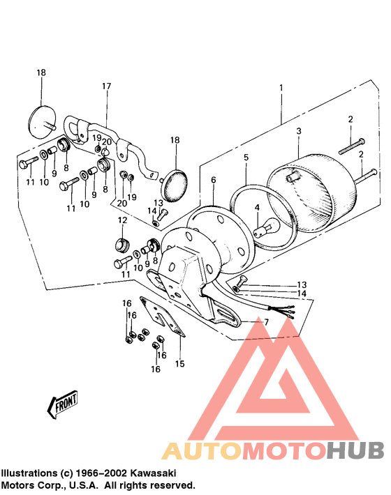 Taillight unit ass`y
