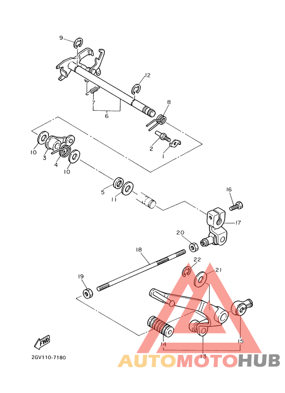 Вал переключения