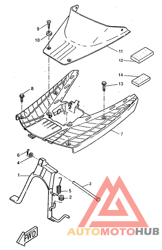 Stand. footrest
