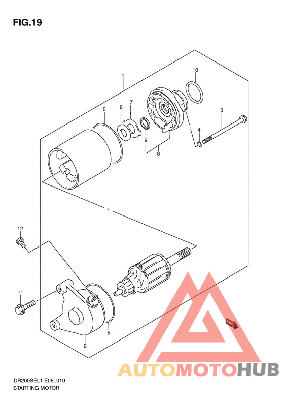 Стартерный мотор