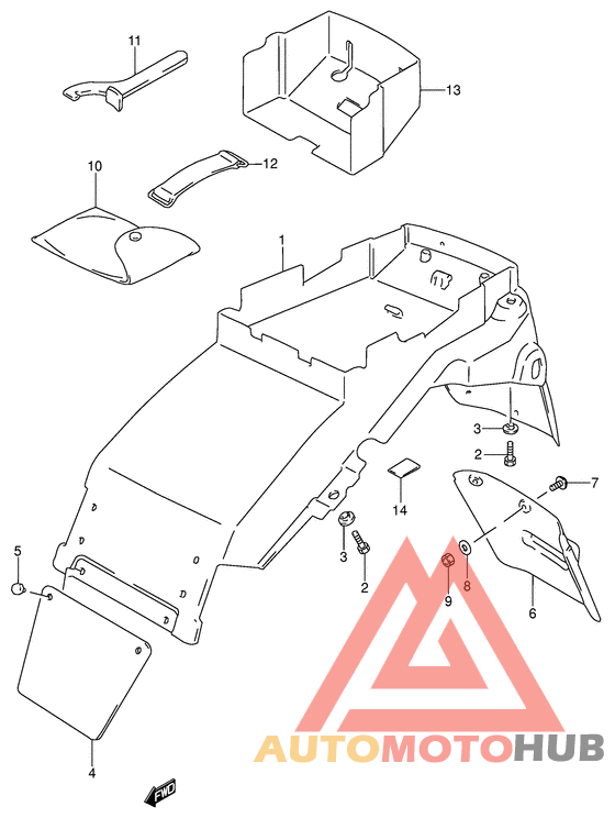 Заднее крыло