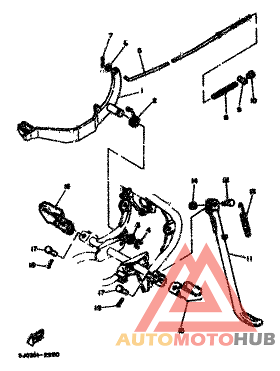 Stand. footrest