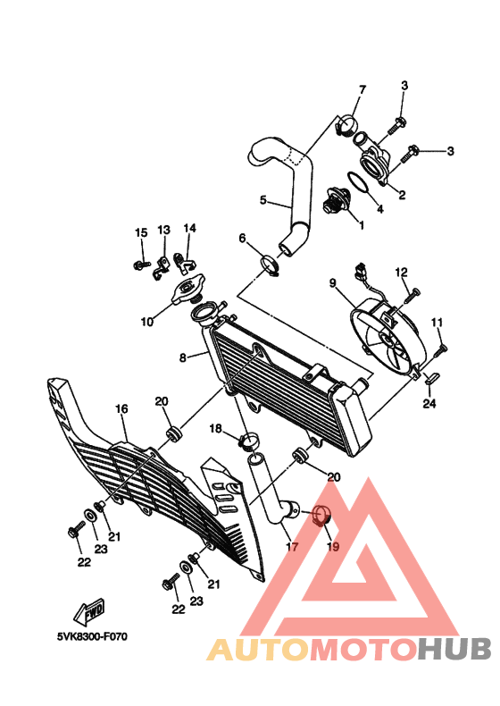 Радиатор и шланг