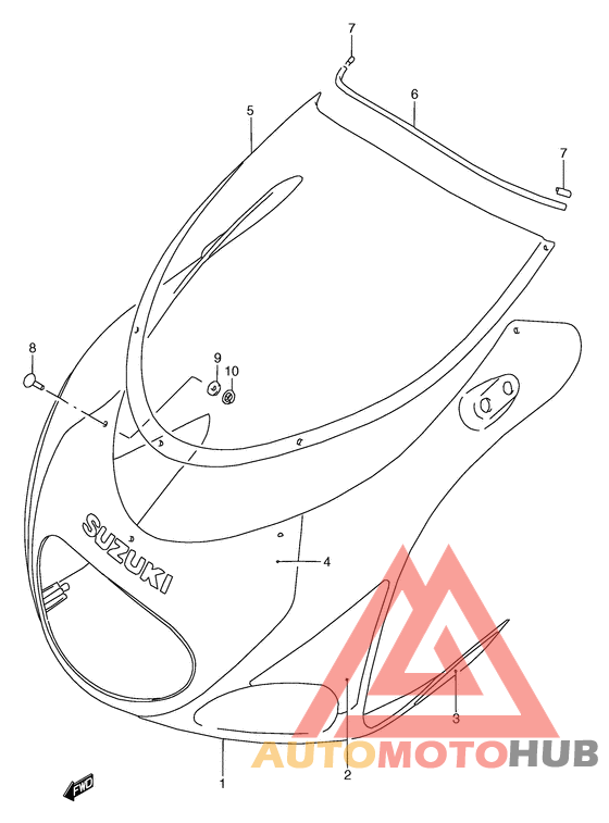 Cowling body