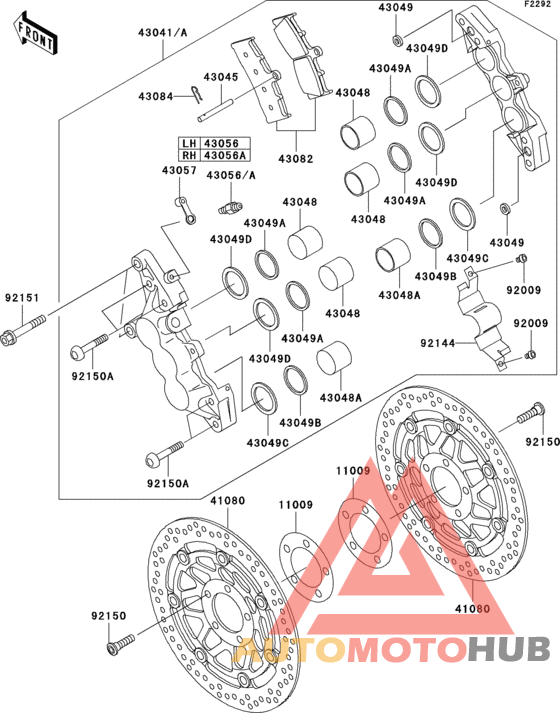 Front brake(b1/b2)