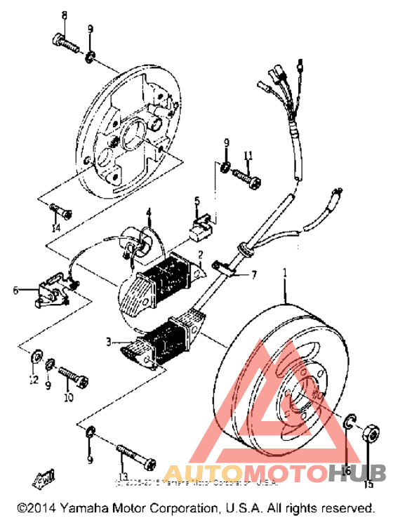 Flywheel magneto