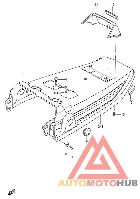 Обтекатель сидения