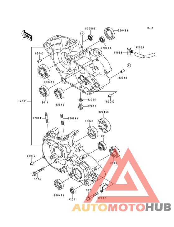 Картер двигателя