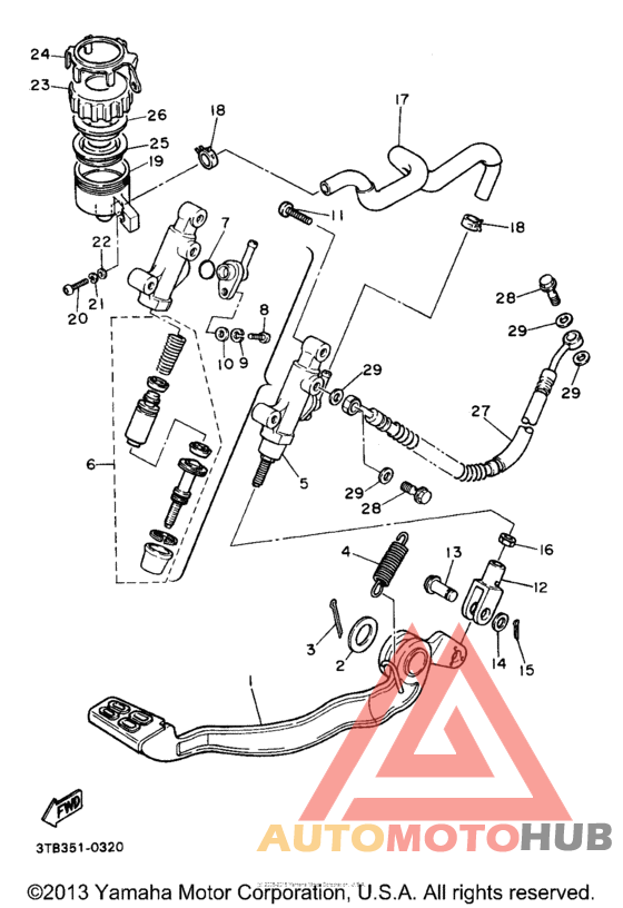 Задний торм цилиндр