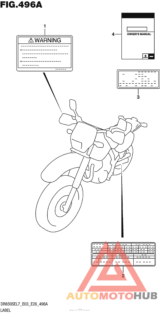 Label (Dr650Sel7 E03)