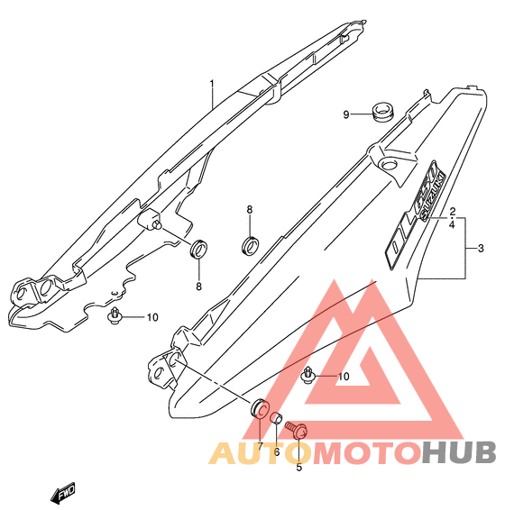 Обтекатель сидения