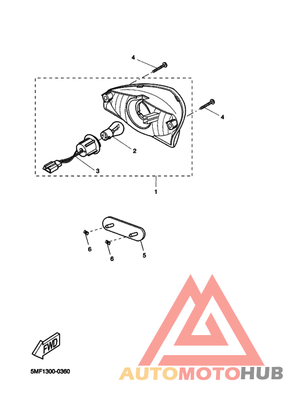 Taillight unit ass`y
