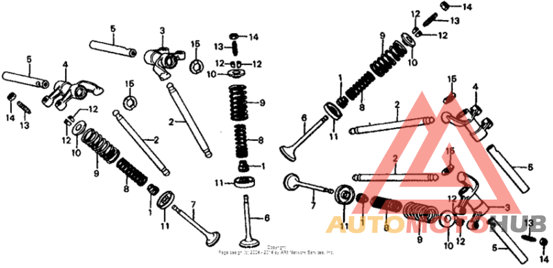 Valve + upper rocker arm