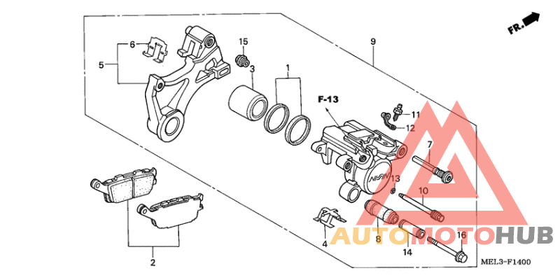 Задний суппорт