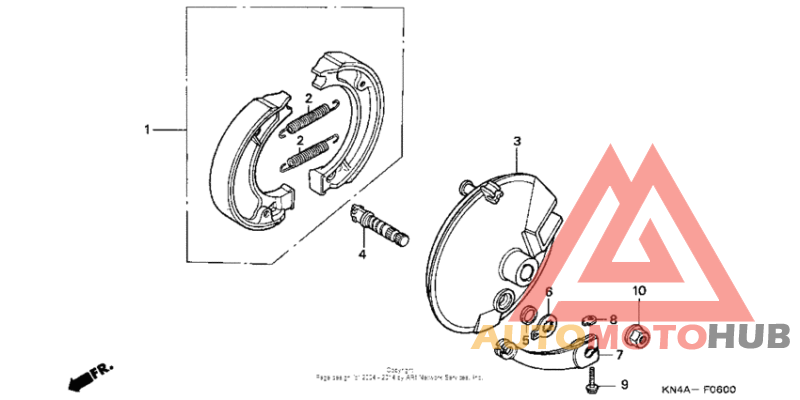 Передний тормоз