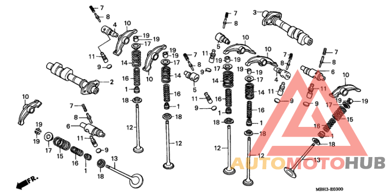 Распред вал/клапана