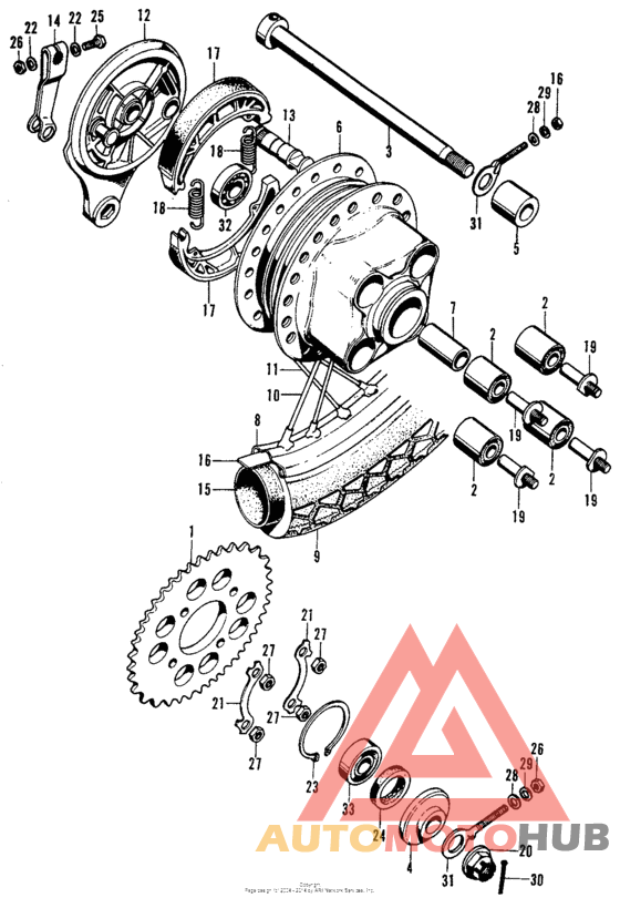 Переднее колесо