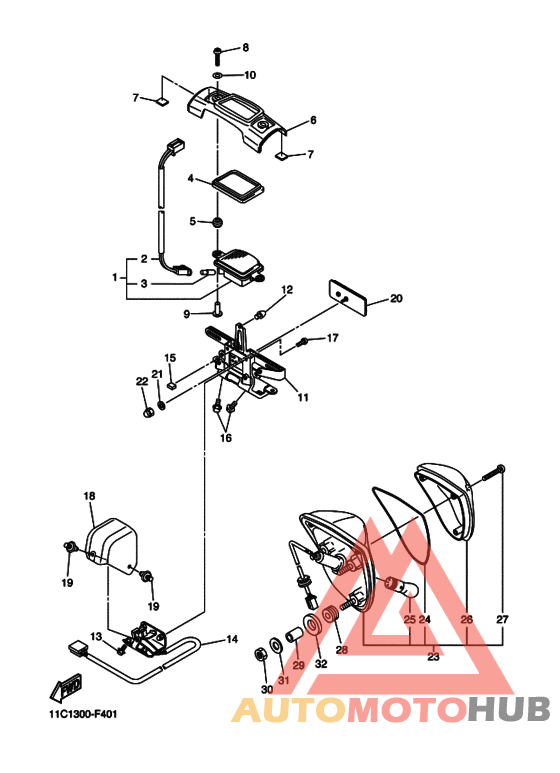 Taillight unit ass`y