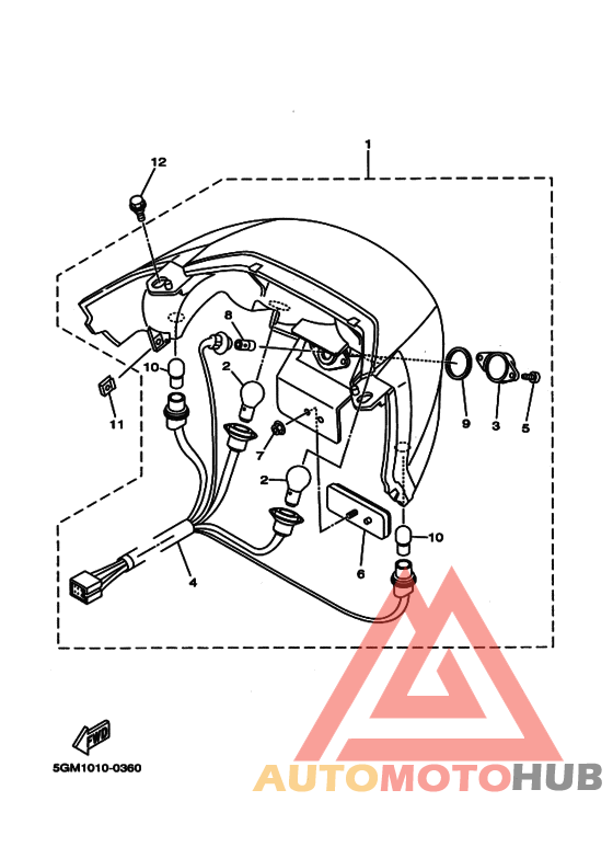 Taillight unit ass`y