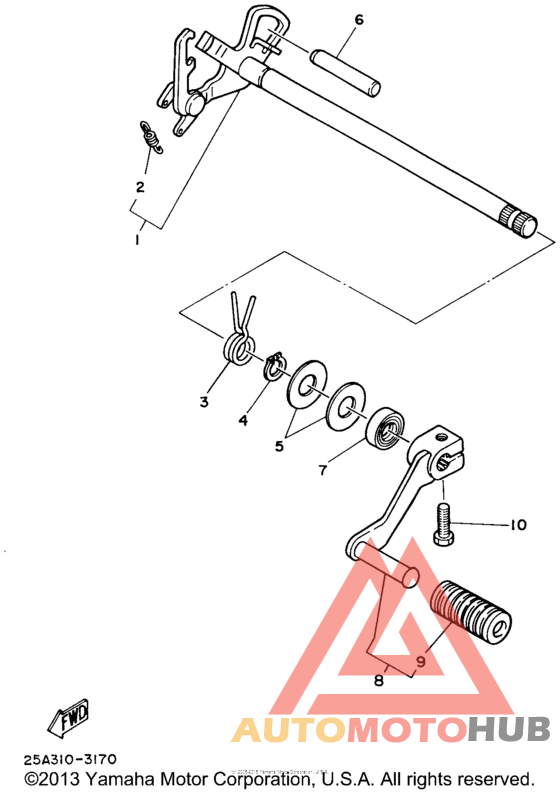Вал переключения