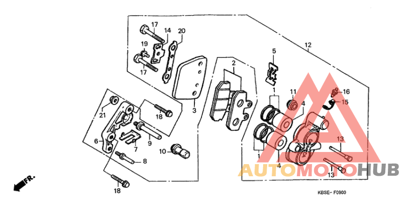 Передний суппорт