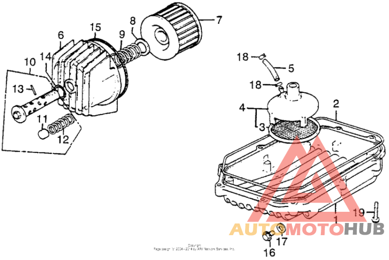 Oil filter + oil pump