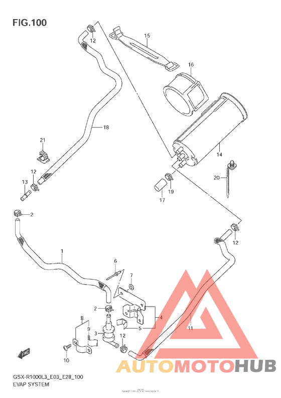Evap System (Gsx-R1000L3 E33)