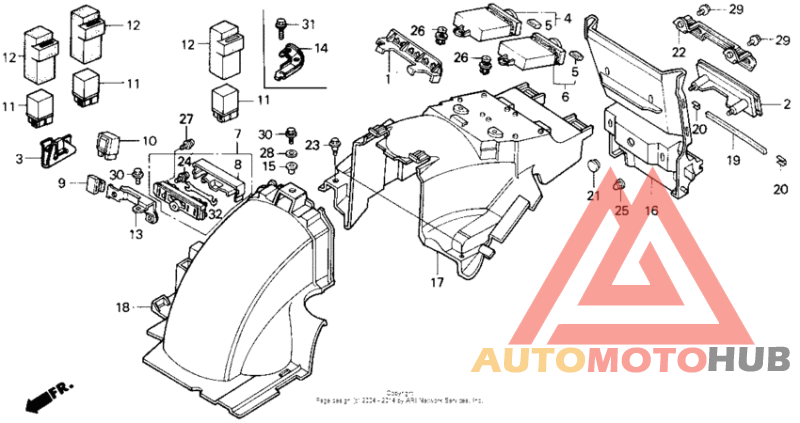 Задний бампер