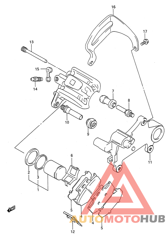 Задний суппортs